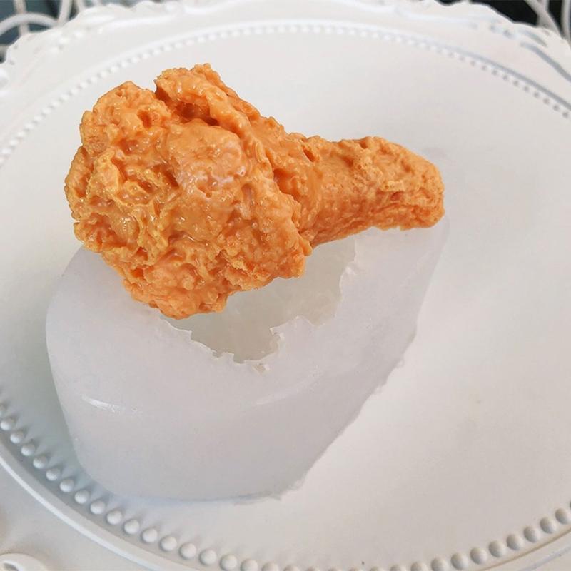 Silicone Fondant Mold Cartoon Cake Chocolate DIY Baking Moulds Chicken Leg Shape
