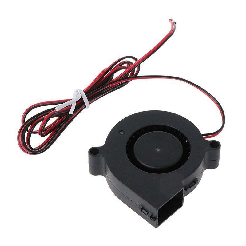 50 x 15mm Blower Fan 12V 5015 Oil Bearing Brushless Hotend Extruder Cooling Fan