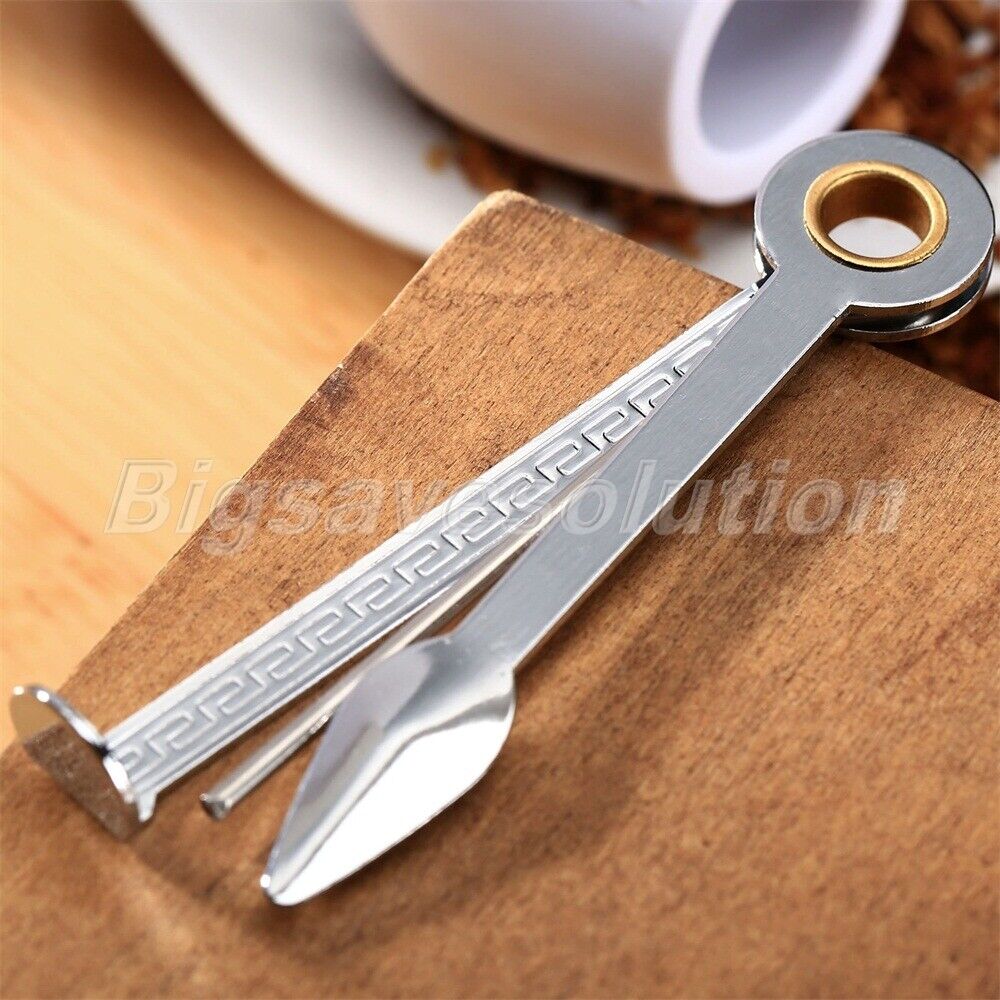8cm Len 3 in 1 Smoking Pipe Cleaning Cleaner Tool Reamers Tamper Stainless Steel