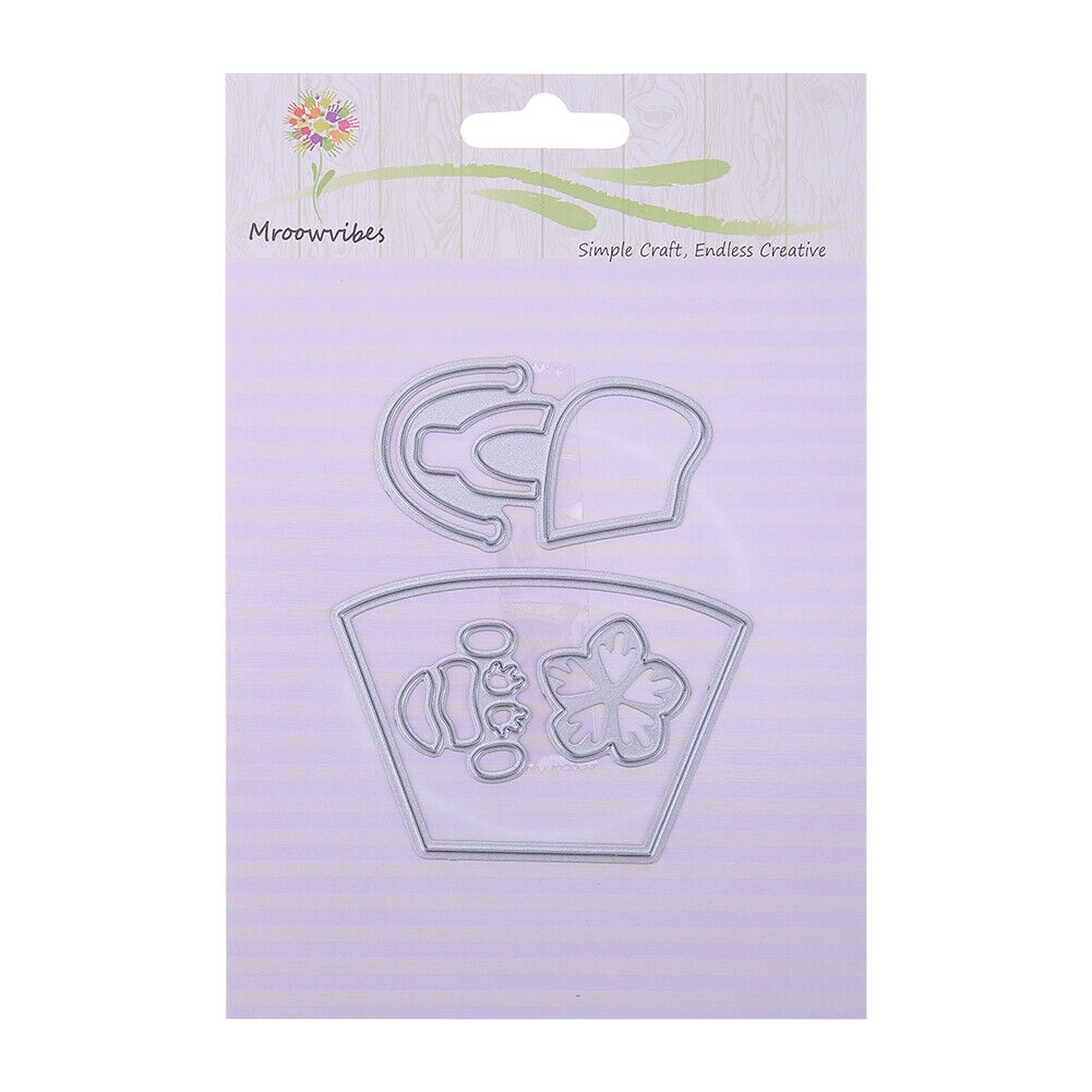 4pcs Beach Tool Metal Cutting Die Stencil Embossing Decorative Paper Craft-
