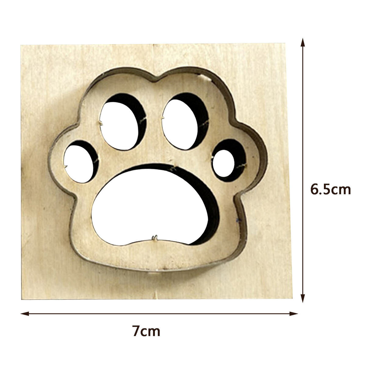 Dog paw Leather Cutting Dies Punch Blades Mold, Cutter Template Tool-Mould Craft