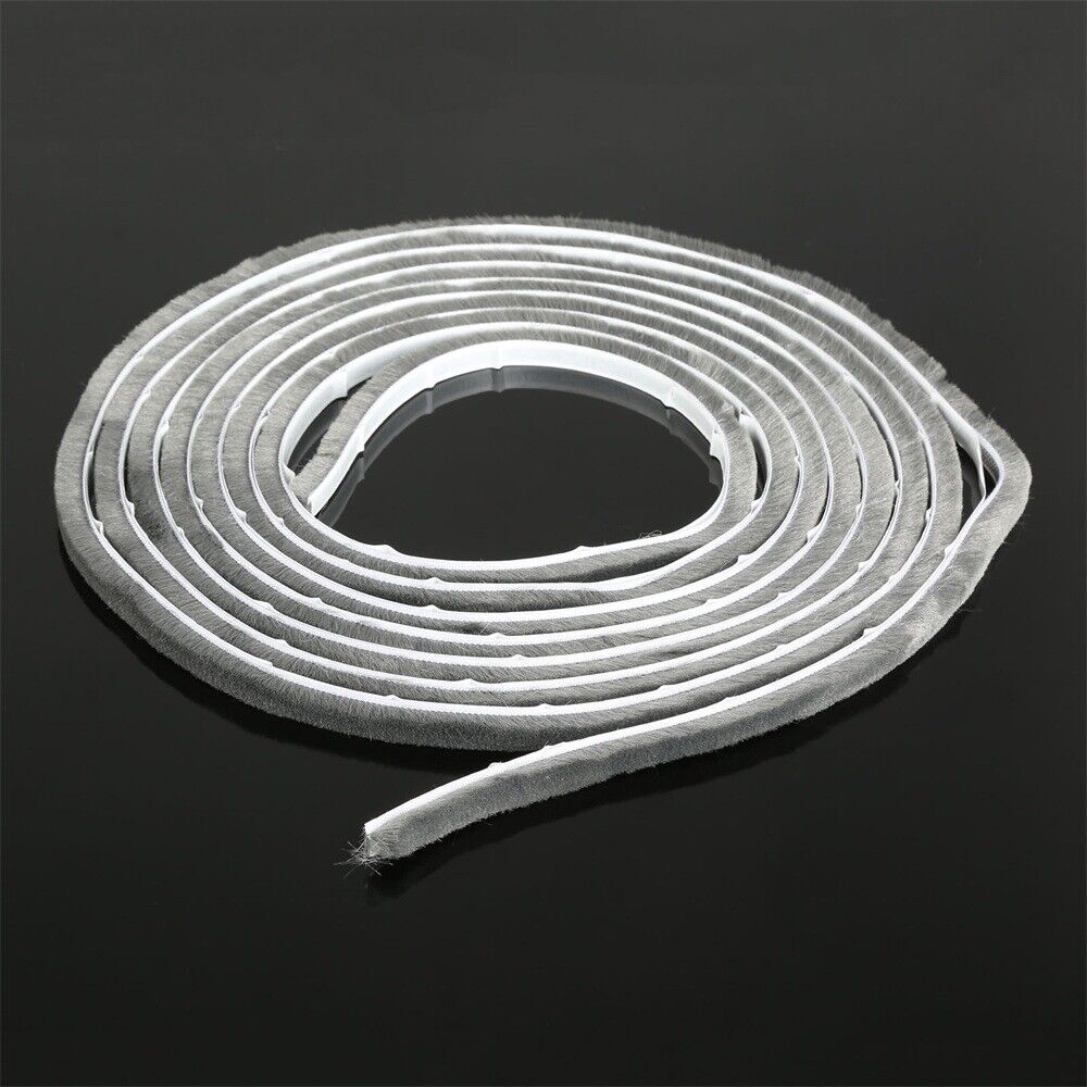 5M Door Window Frame Weather Sealing Strip Self Adhesive Draught Excluder Brush
