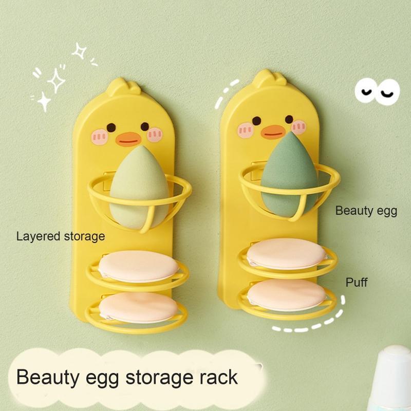 Beauty Egg Shelf Exquisite Puff Organizer Holder Multifunctional Storage Rack