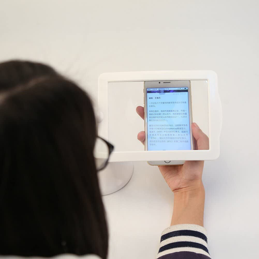 LED Screen Magnifier Reading Viewer Magnifying Glass Brighter Reading Tools