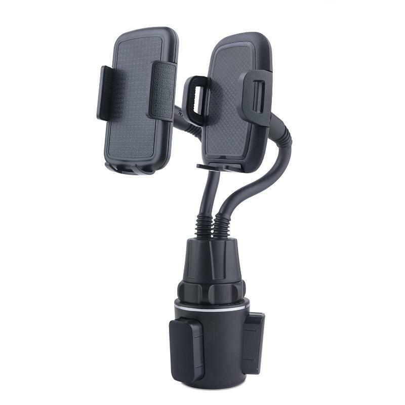 Universal 2in1 Cell Phone Cup Holder for Car SUV Truck 3.5-6.7" Mobile Phones
