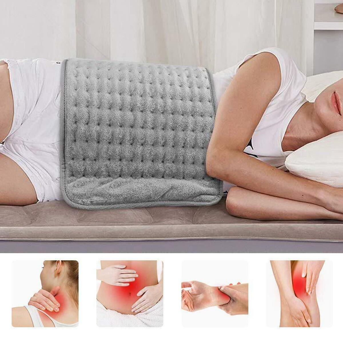 Large Electric Heating Pad, for Back Pain and Cramps Relief, Auto Shut Off, Heat