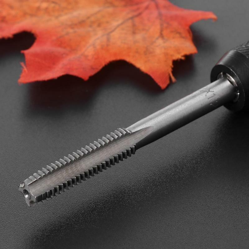 7 Pcs Tap Wrench and Die Metric M3/M4/M5/M6/M8 T Handle Garage Hand Tools Kits