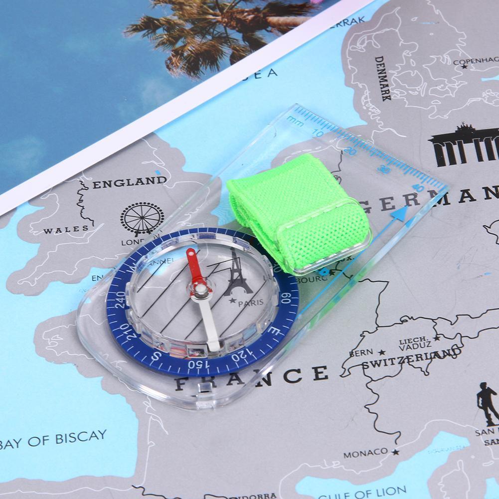 Professional Thumb Compass Map Scale for Elite Competition Orienteering