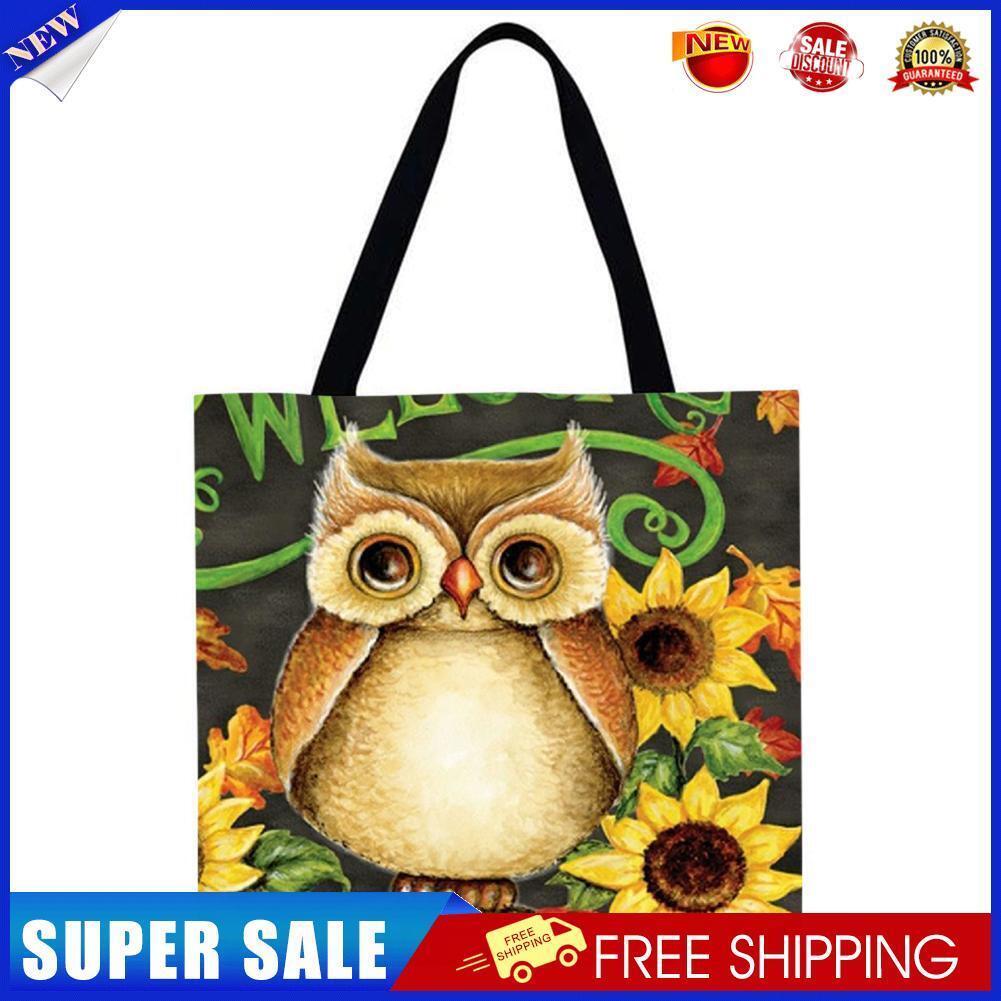 Cartoon Printed Shoulder Shopping Bag Casual Large Tote Handbag (40*40cm)