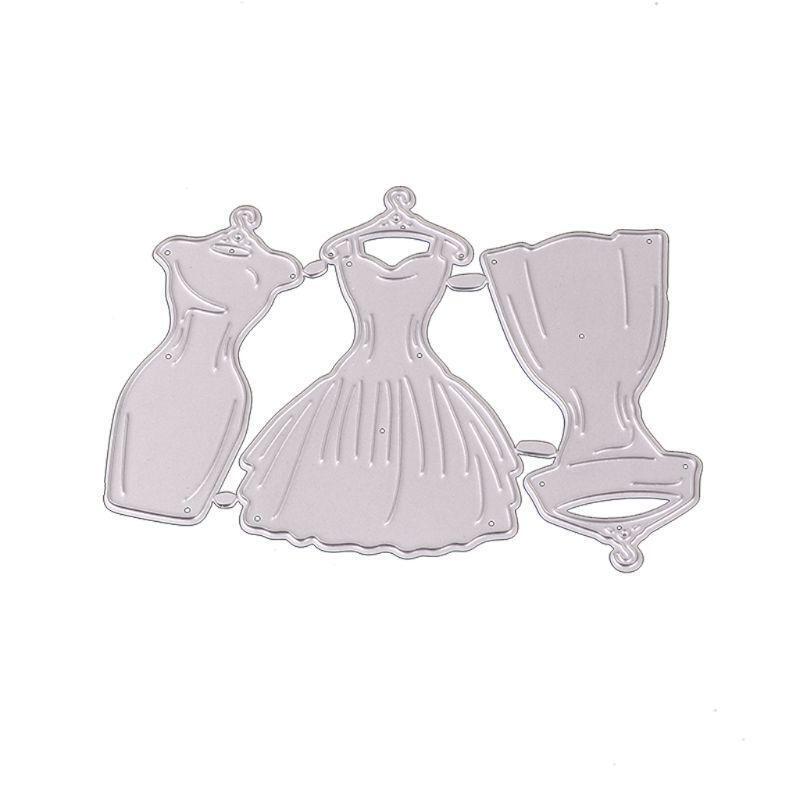 Dress Metal Cutting Dies DIY Scrapbooking Paper Stamping Die Decor