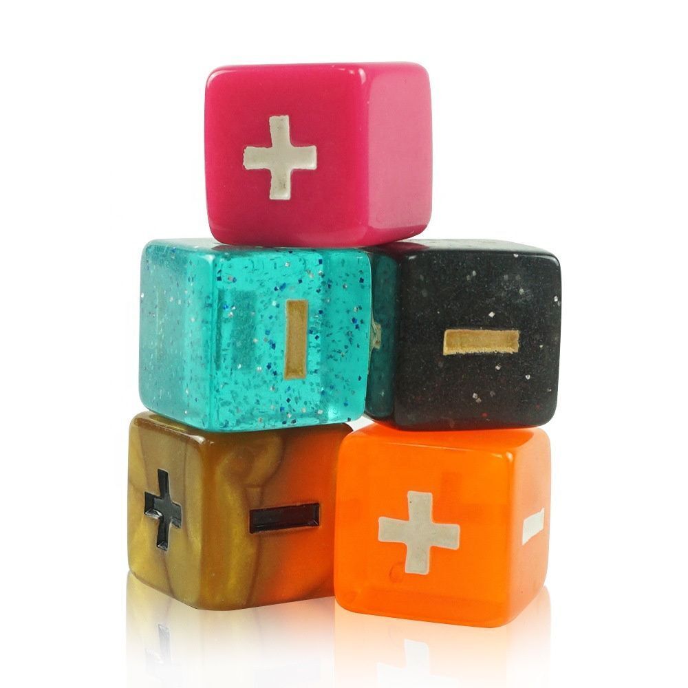 Minus Dice Two-color Dices Mathematical Operation Dice Board Game Accessories