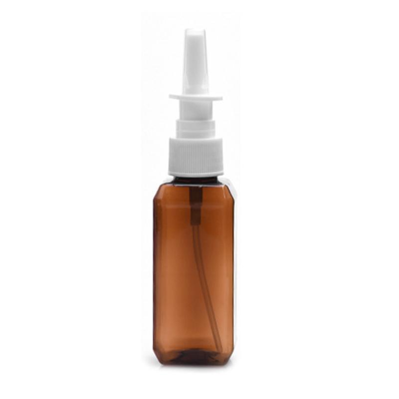 50ml Empty Nasal Spray Bottles Pump Sprayer Mist Nose Spray Refillable Bottling