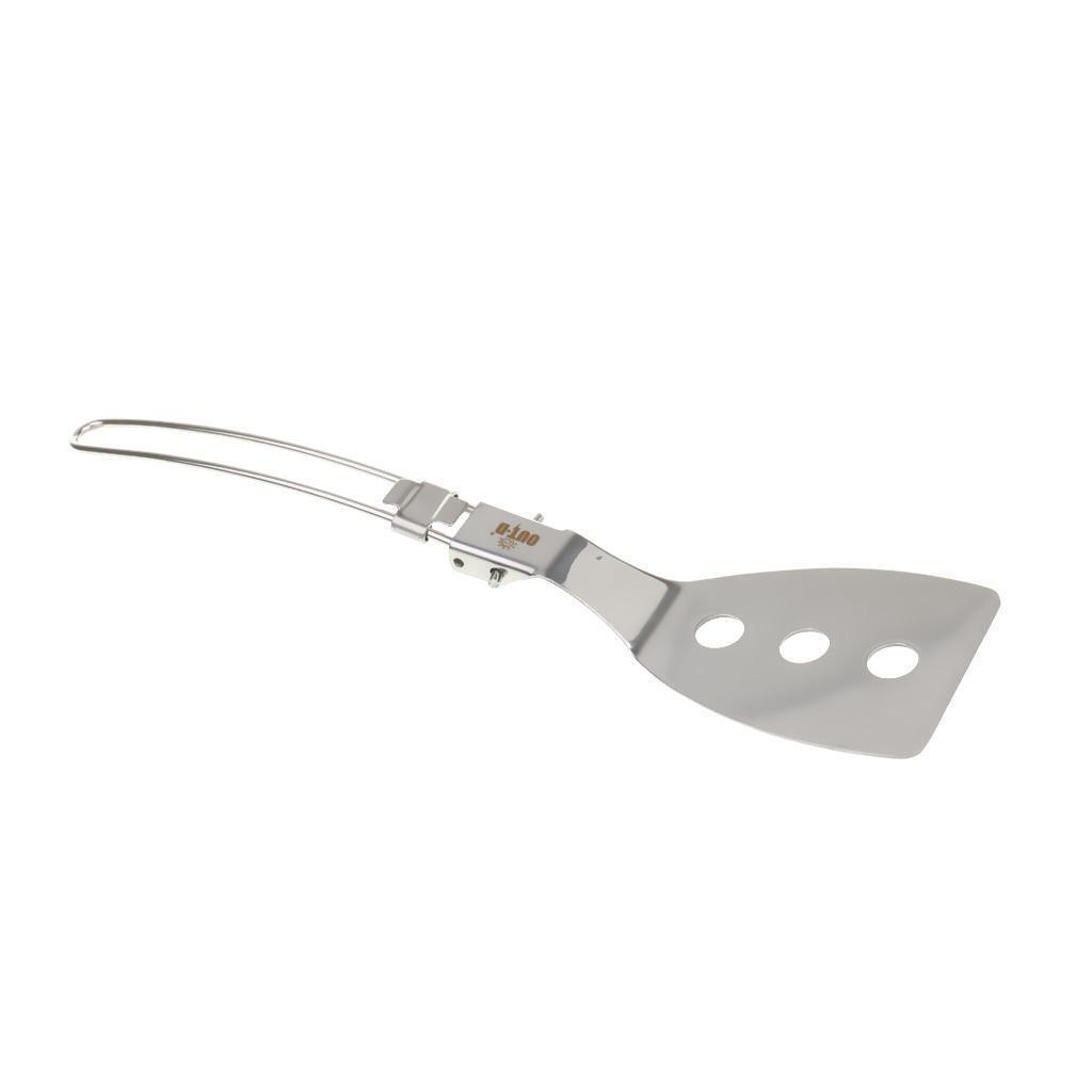 Folding Outdoor Spatula Cooking Supplies Food Turner for Camping Hiking
