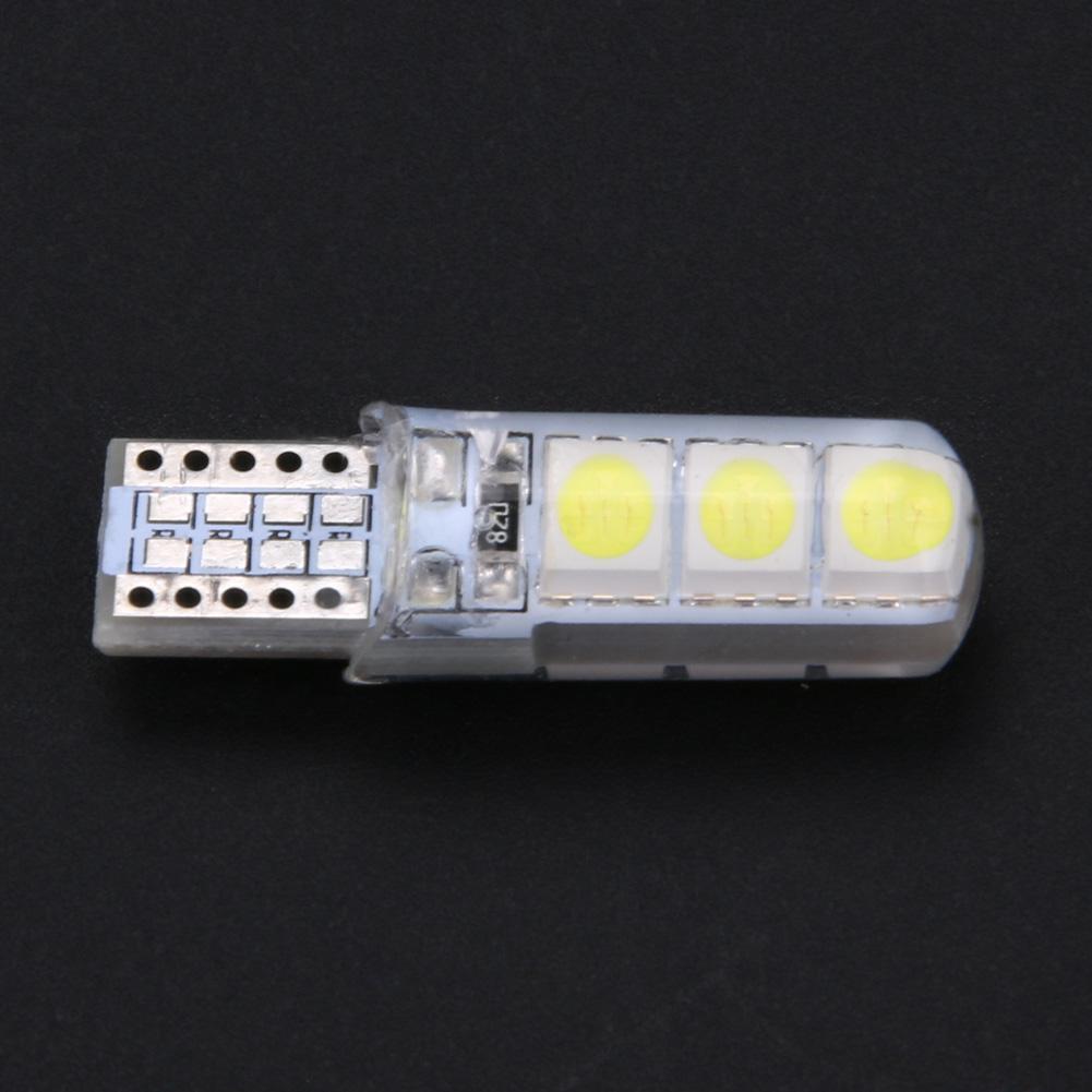 10pcs T10 SMD5050 LED Waterproof Car Wedge Lights Auto White Light Bulbs