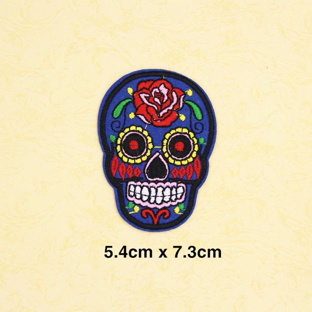 8Pcs Fancy Sugar Floral &  Embroidery Applique Patch Sew  Badge