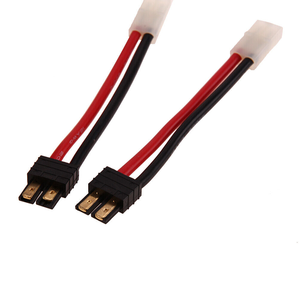 2pcs Plug Male for Traxxas to Female for Tamiya Head Connector Adapter