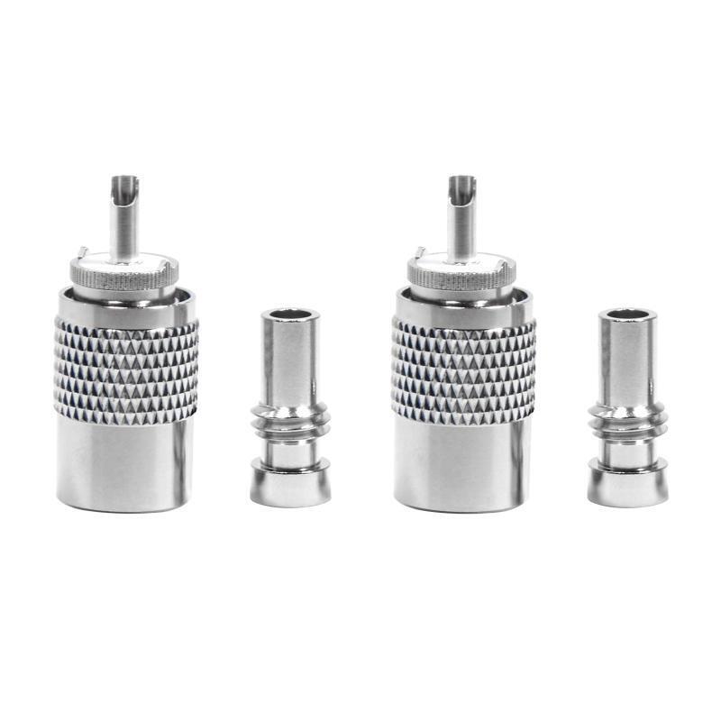 PL259 Male Plug to UHF RG8X RG59 RG8 Male Jack RF Connector Adapter
