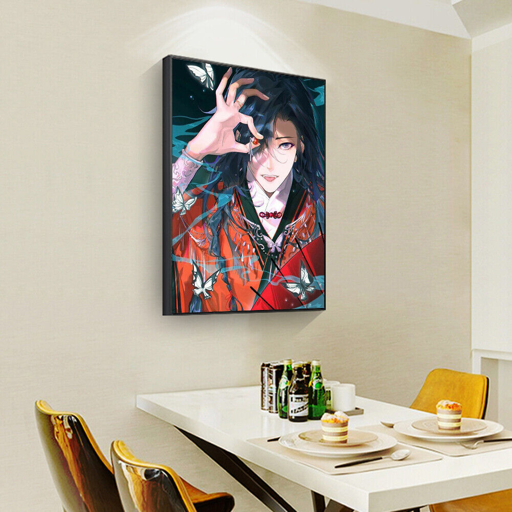 Anime Girl 5D DIY Diamond Painting Full Round Drill Wall Hanging Art Kits