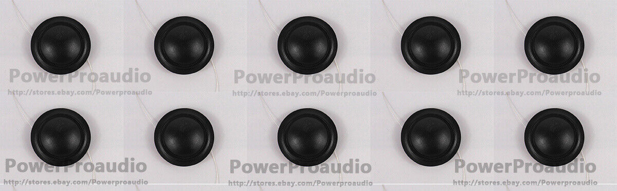 10 pcs  25.5mm (1") silk diaphragm dome tweeters speaker voice coil  4 ohm