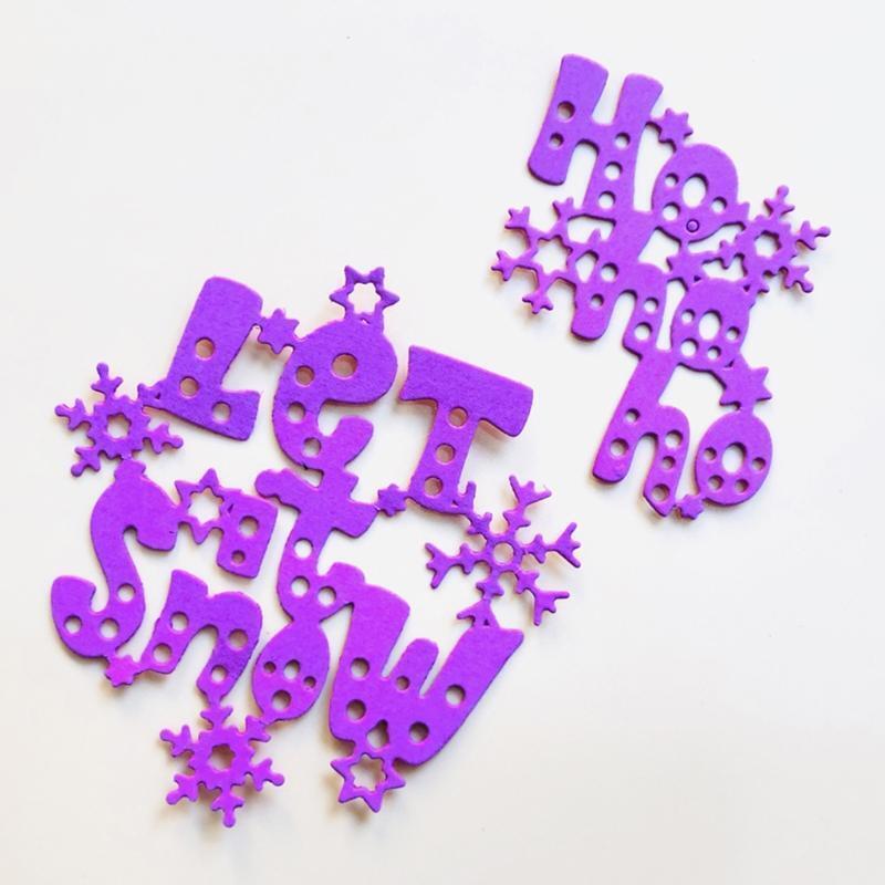 Let It Snow Metal Cutting Dies Stencil Scrapbooking DIY Album Stamp Paper Card