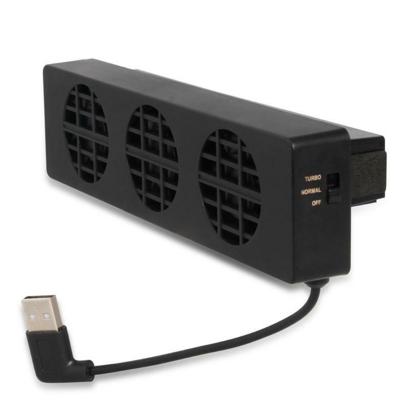 DC 5V 3-Fan External Super USB Cooling Fan Cooler For Switch Console