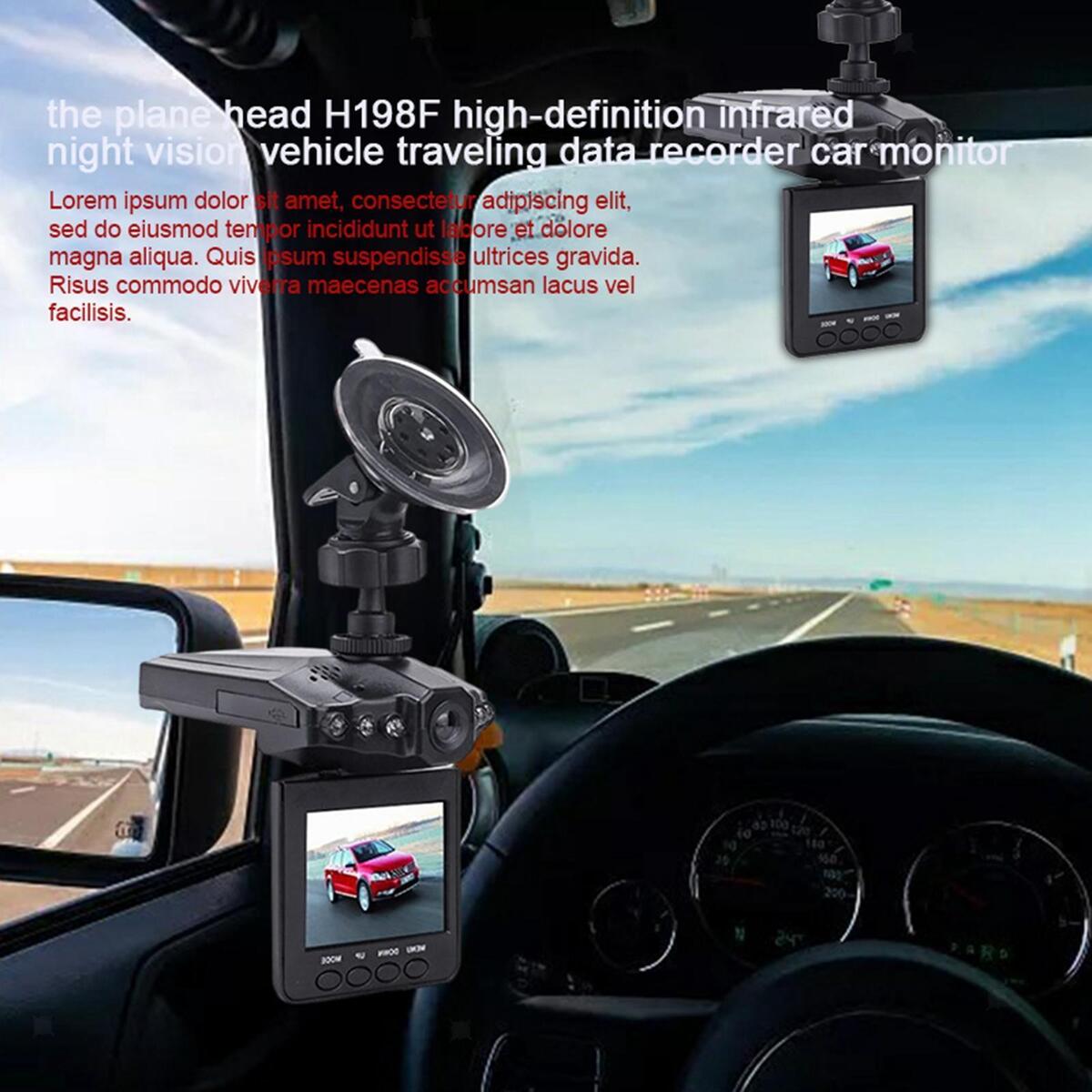 Vehicle Camera 120° Wide Angle 1080P Black for Parking Monitor
