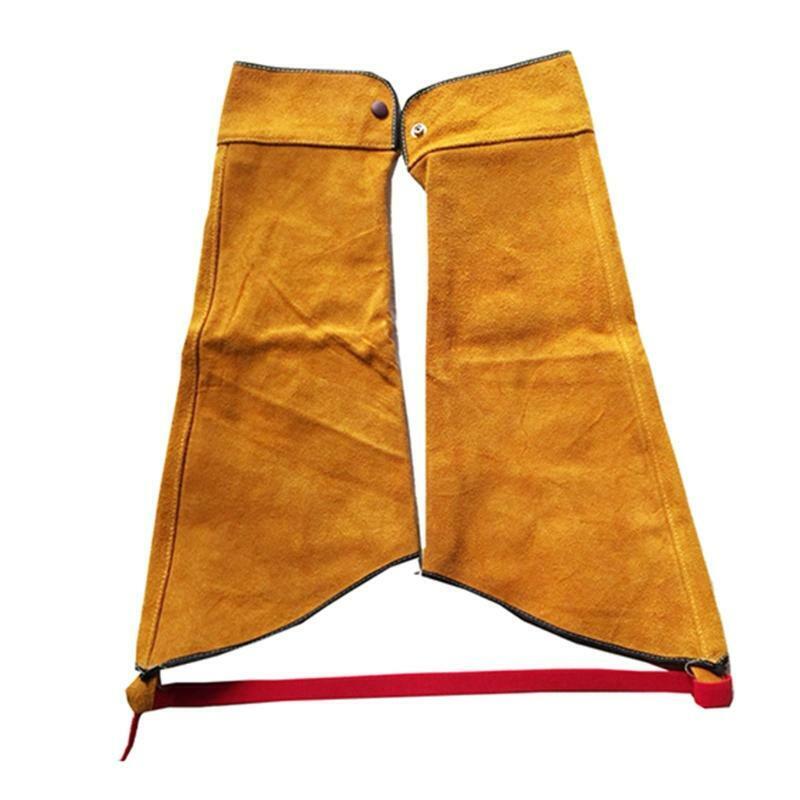 Welder Arm Protection Leather Sleeves for BBQ Grilling Woodworkers Workshop