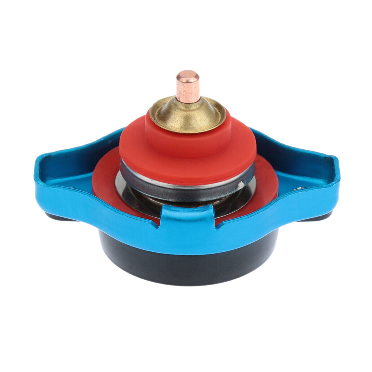 For Racing Thermostatic Gauge Radiator Cap 1.1 bar Big Head Water Temp Meter