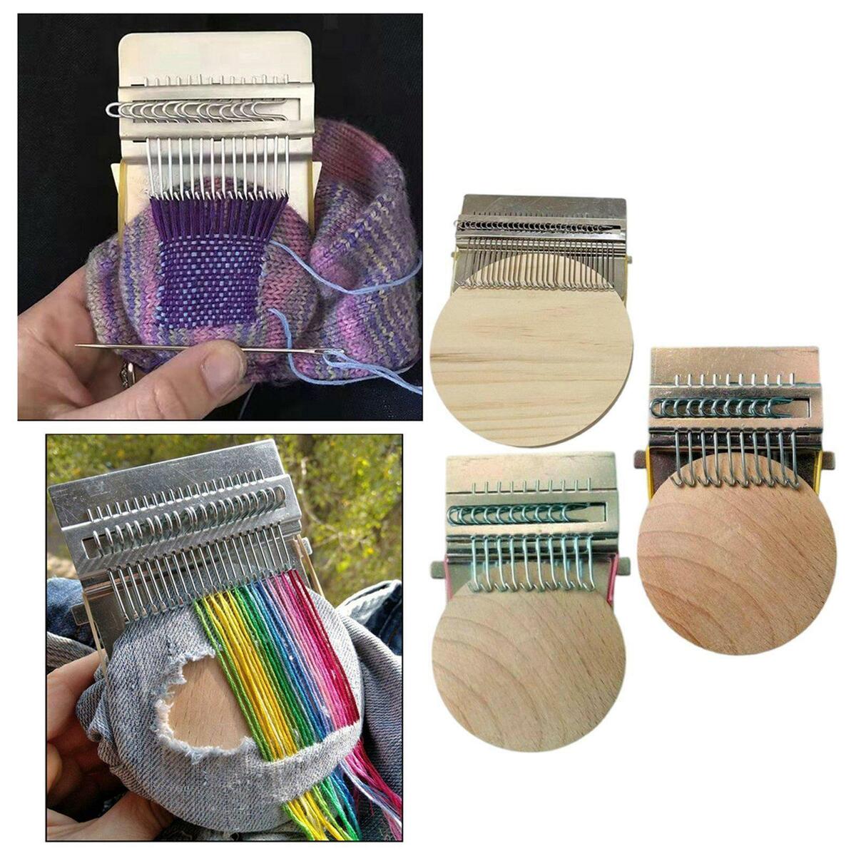 3Pcs Household Speedweve Type Loom Weave Tool Darning Hooks Mending for DIY