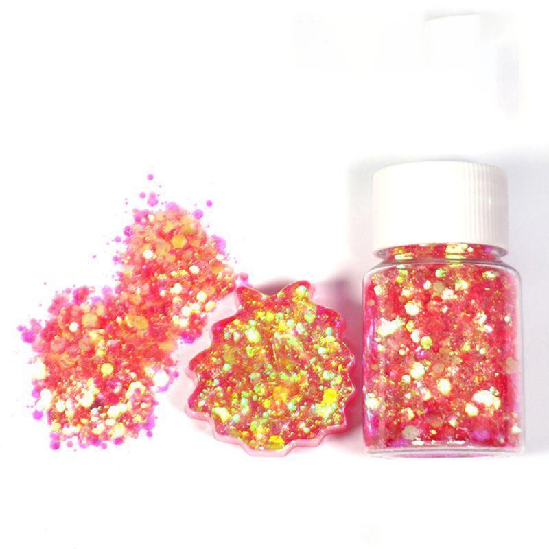 6 Colors Holographic Chunky Glitter Flake Glitters Sparkles Crafts Sequins