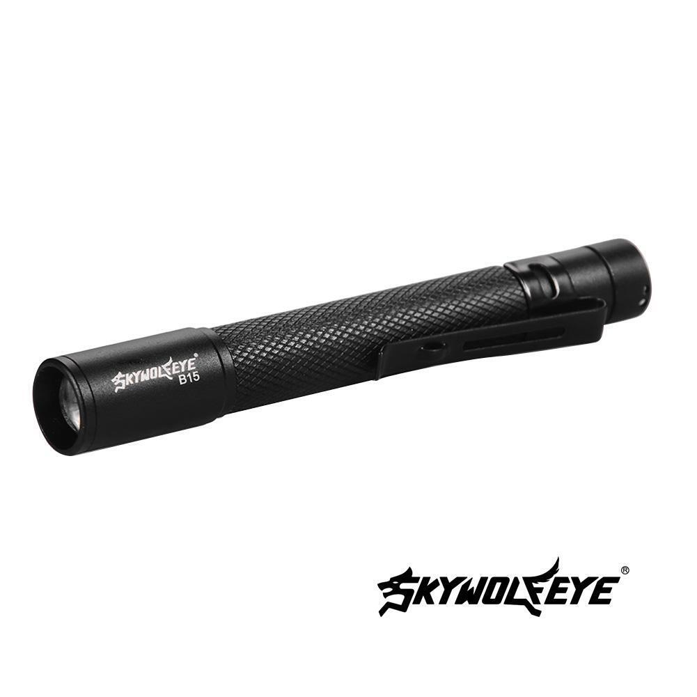 Skywolfeye XPE LED 3 Modes Flashlight Zoomable Torch Aluminum Alloy Lamp