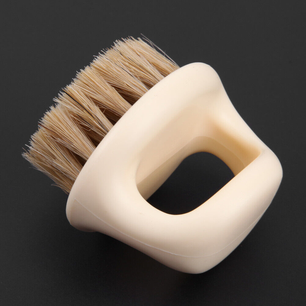 Ring Design Bristle Brush Portable Barber Beard Comb Men Shaving Brushes
