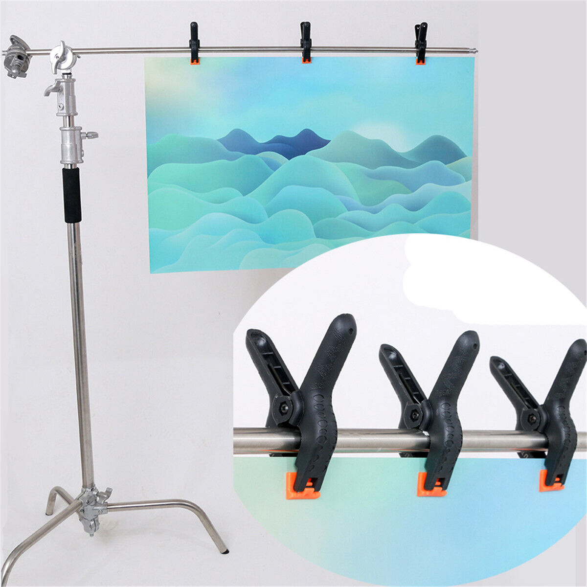 10pcs Background Clips Backdrop Stand Clamps For Photo Studio Light Photography