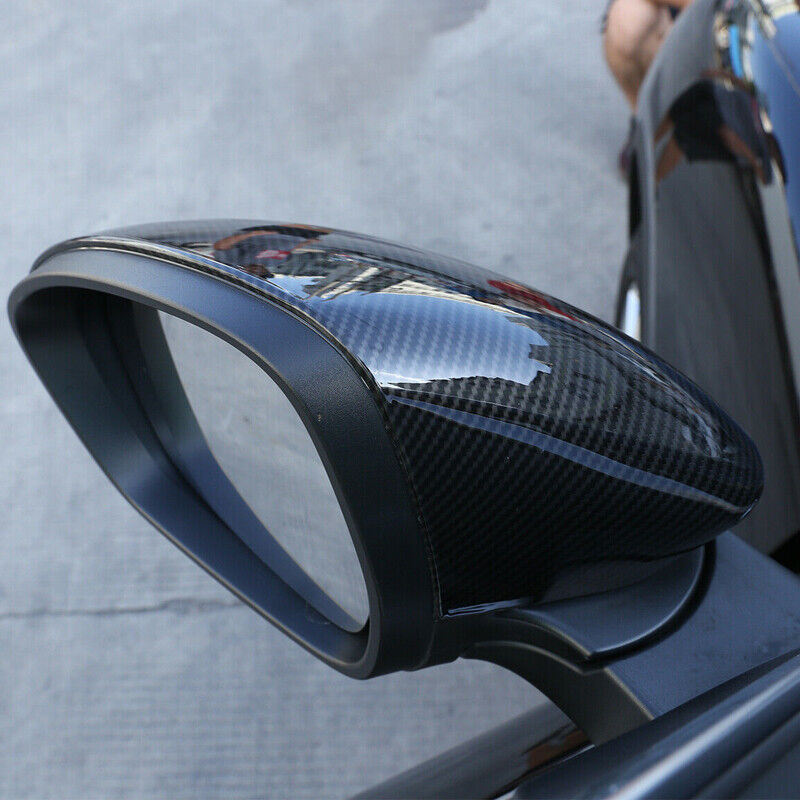 2x Carbon Fiber Style Side Mirror Cover Cap fit for Alfa Romeo Stelvio 17-20 New
