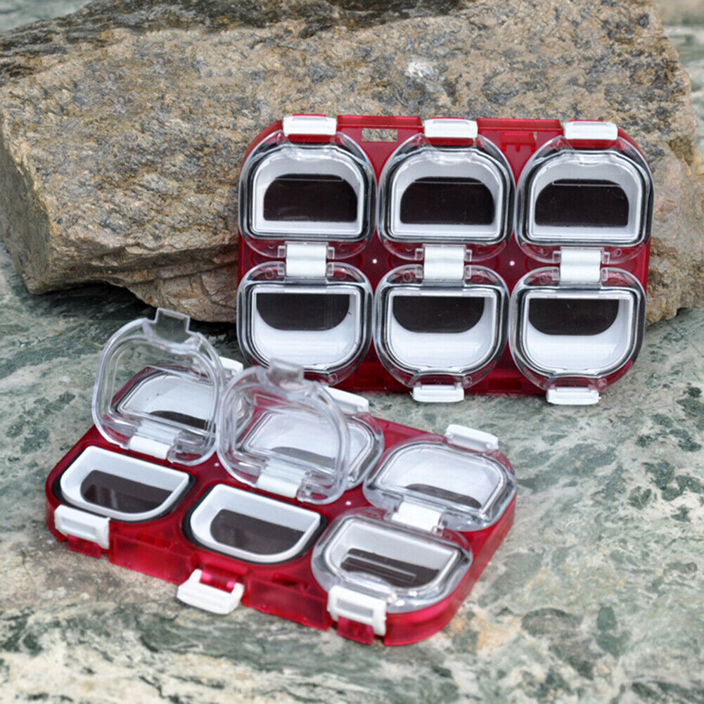 Magnetic Fishing Hook Storage Tackle Box Fishhook Accessories Tools Case