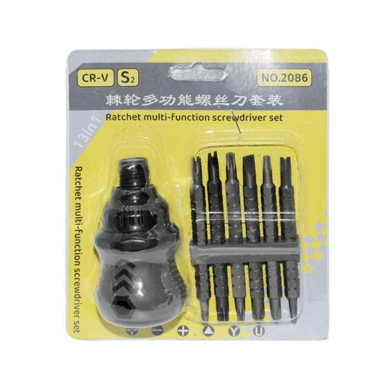 Magnetic Screwdriver Set Ratchet Screwdriver with Dual-Purpose Retractable Tool