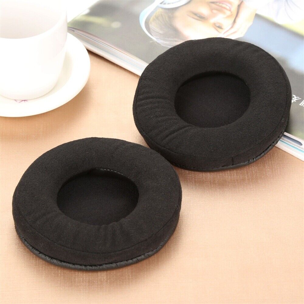 1 Pair Black Velour Earpads Cushion For ATH-AD1000X/AD2000X/AD900X/AD700X/AD500X