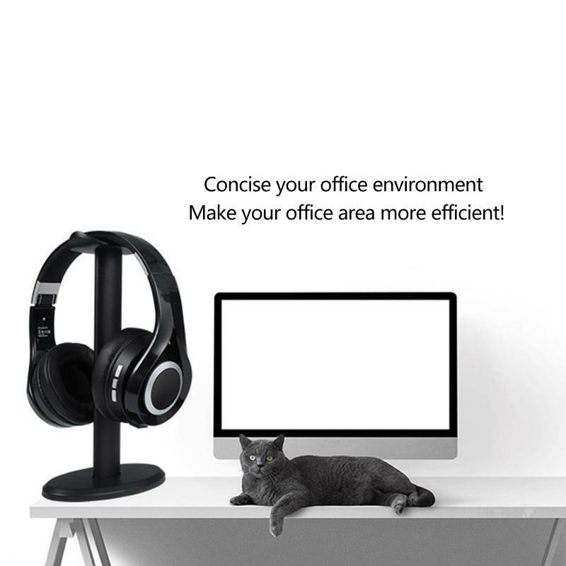 Non-slip Dual Headphone Stand on the Desk Gaming Headphone Stand for Home Office