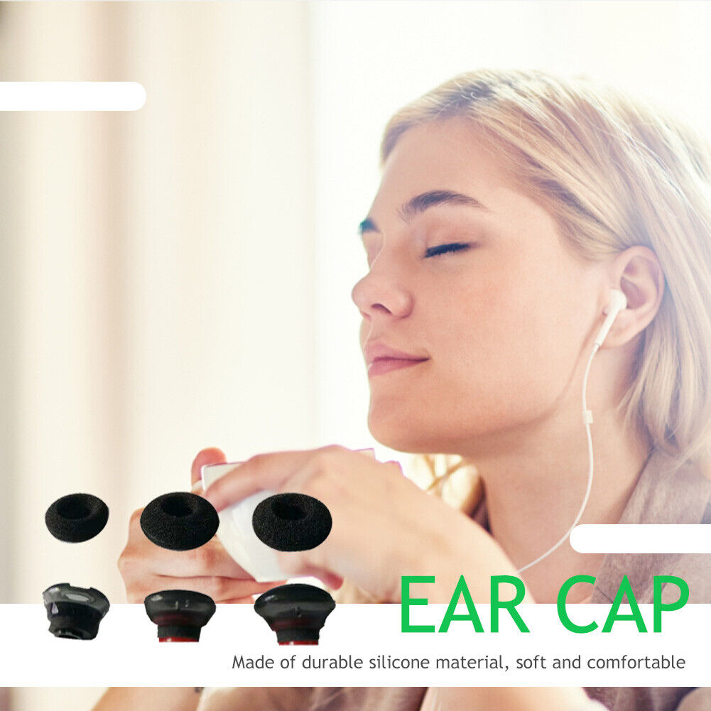 6pcs Ear Tips Silicone In-Ear Earbuds Cover for Plantronics Voyager 5200