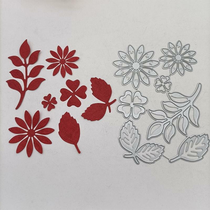 Various Leaves Metal Cutting Dies Stencil DIY Scrapbooking Album Paper Card
