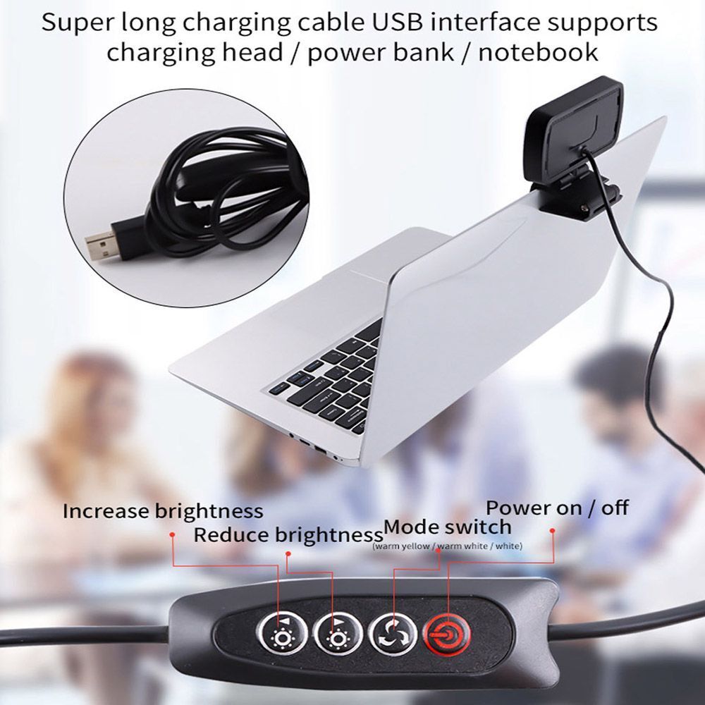 Streaming Conference Vlog Photography Selfie Lamp Video Light LED Fill Light