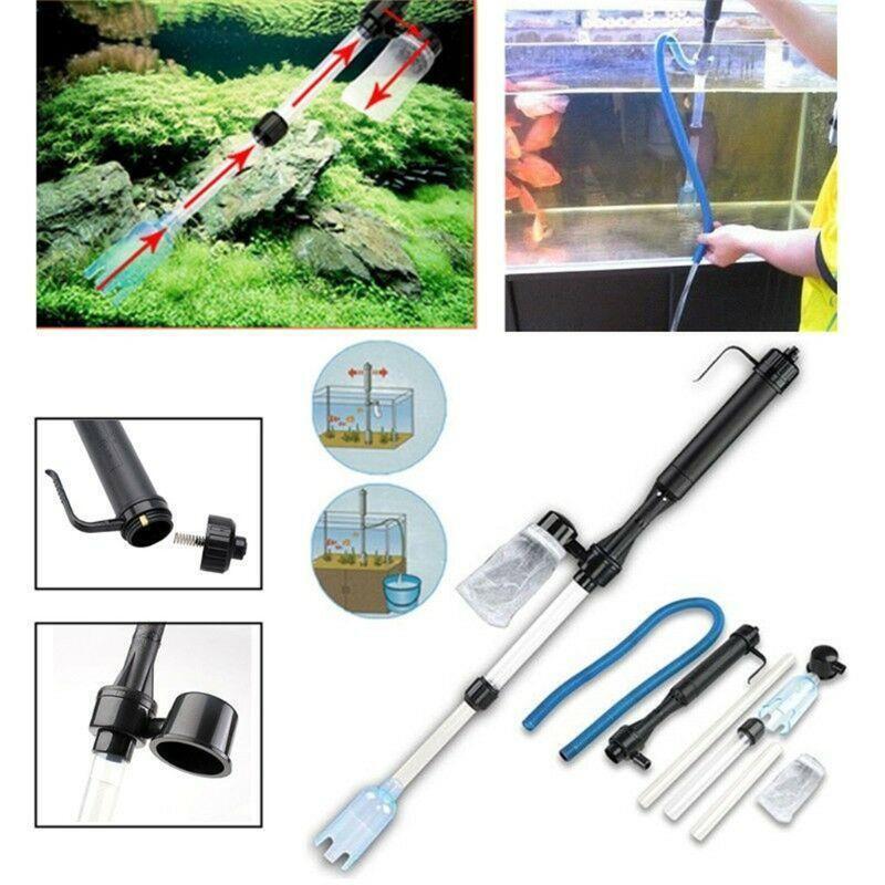 Aquarium Gravel Cleaner Siphon Kit Controller Sand Washer Absorption of Feces