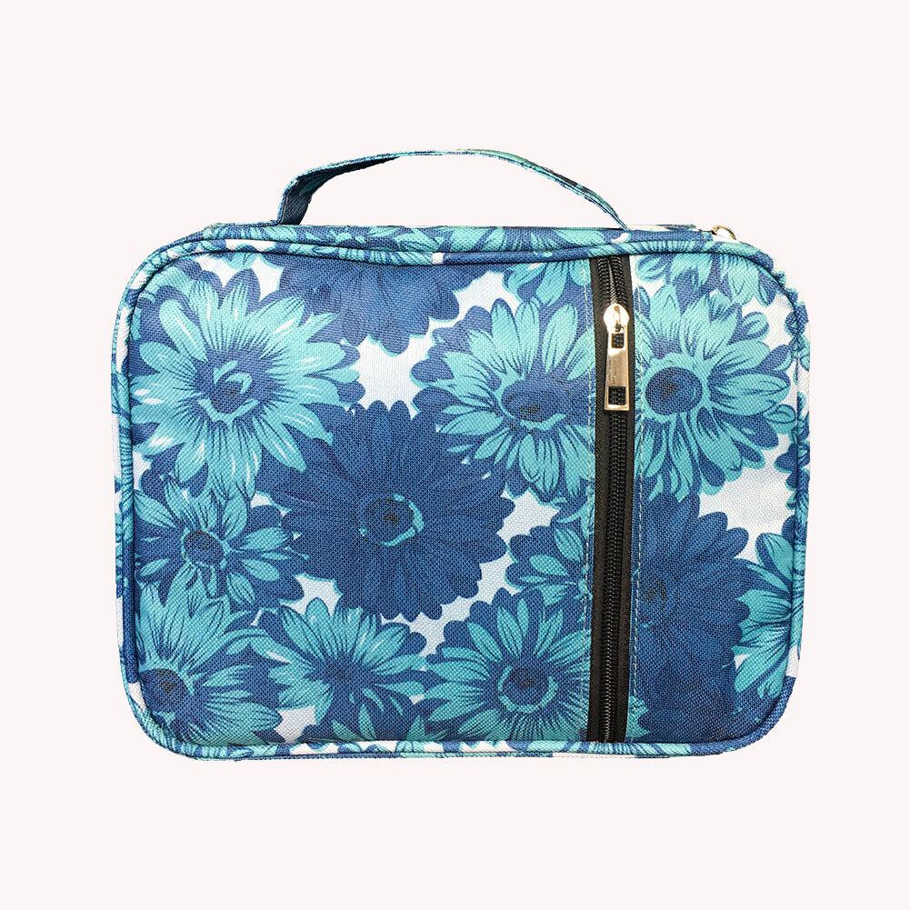 Fashion Floral Print Bible Cover Handbag Waterproof Toiletry Bag (Style 2)