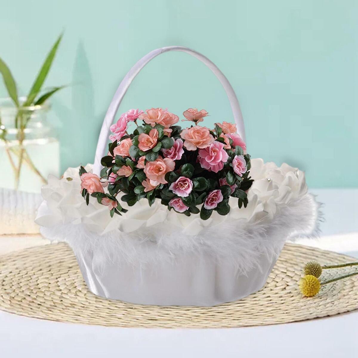 Flower Girl  Decorative Storage  Petals Holder Gift for
