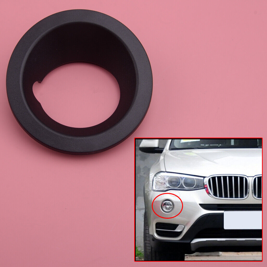 1pcs Right Front Fog Light Lamp Ring Cover Trim Frame fit for BMW X3 E83 2004-06
