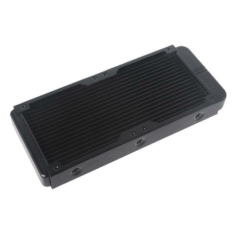DIY Liquid Cooling System High-Density Fins 18 Row Aluminum Tubes Radiator 240mm