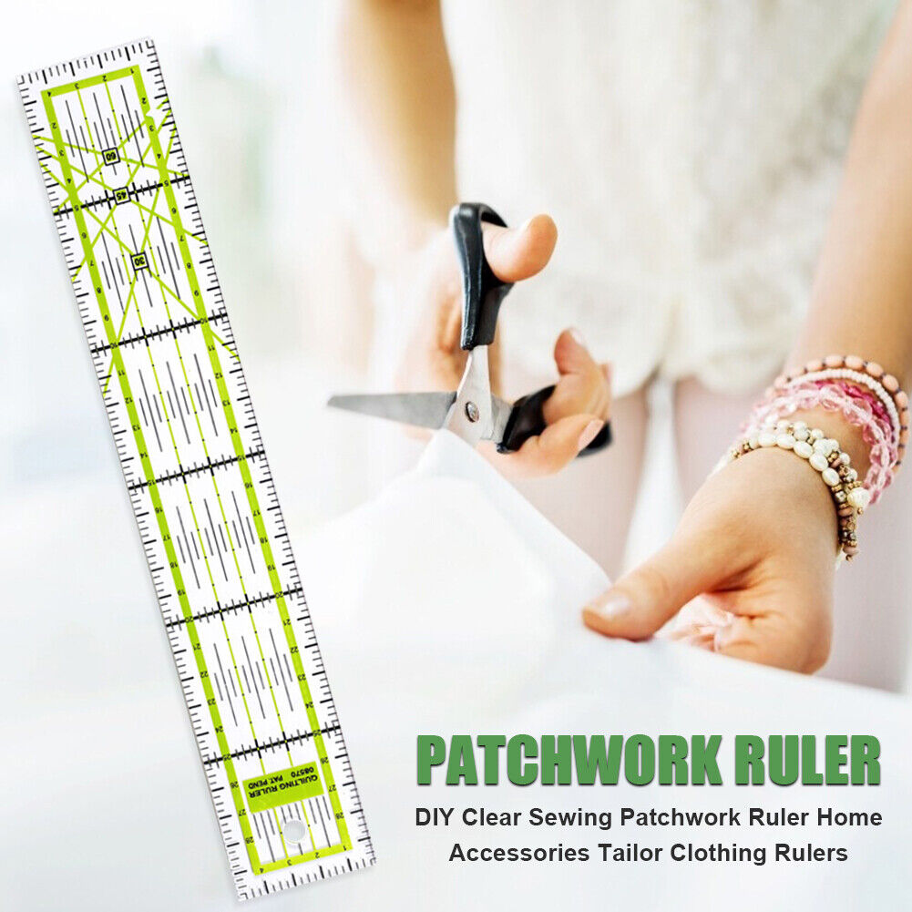 Acrylic Patchwork Ruler Double Color Quilting DIY Sewing Tools (5x30cm)