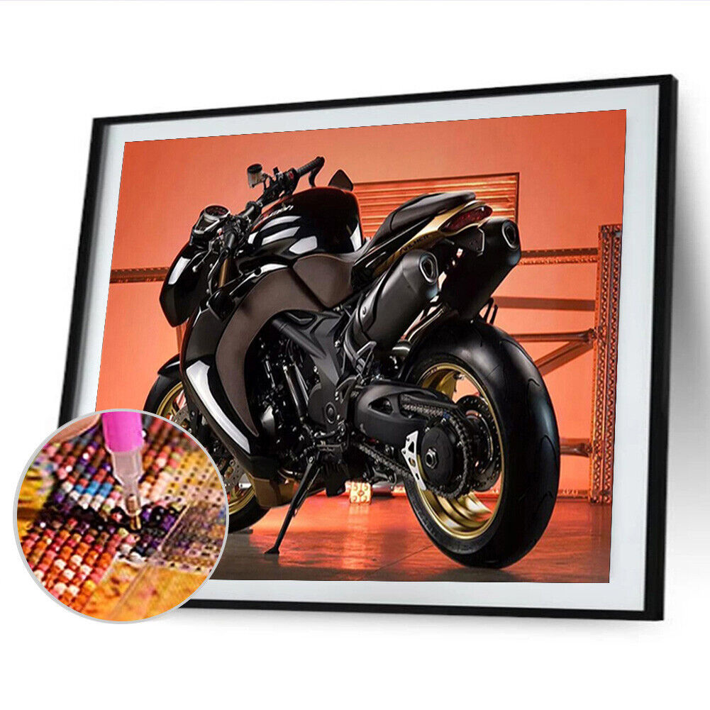 5D Diamond Painting Locomotive Full Round Drill Wall Rhinestone DIY Crafts