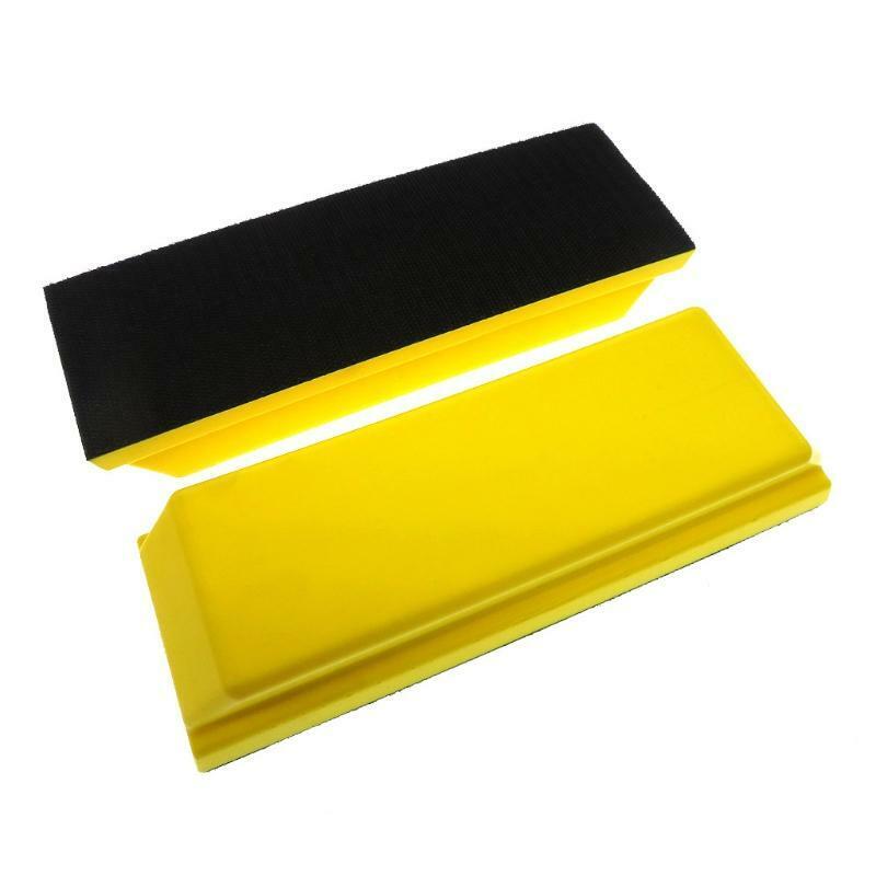 2x/Set PU Foam Hand Sanding Block Suitable for Wood Polishing Household Cleaning