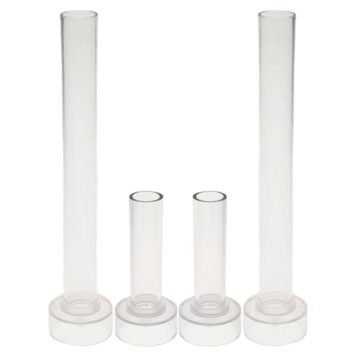 4Pcs 4x Plastic Candles Mold Soap Moulds Wedding for DIY Soap Making Crafts